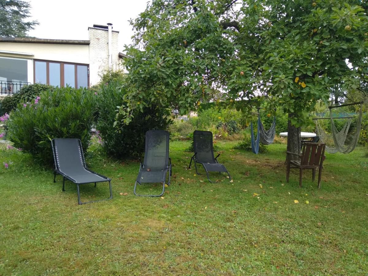 Dinant La Bergeronnette Avec La Chaleur Du Feu De Bois Et Le Jardin Villa Екстериор снимка